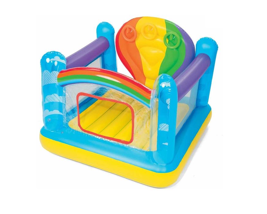 Батут надувной Bestway-175x173x137 см. Радуга Доставка бесплатно