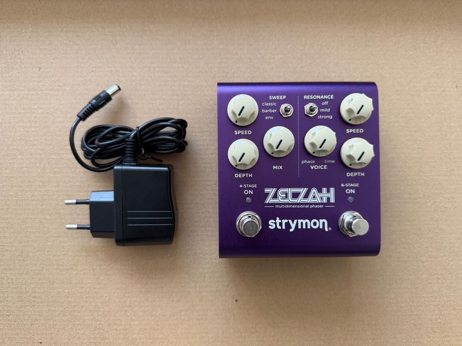 Pedală efect Strymon Zelzah Dual Phaser, cu alimentator