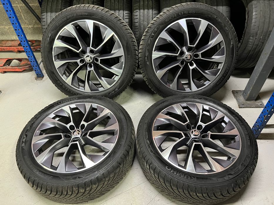 Jante Originale Skoda Kodiaq R19 Anvelope AllSeason Kumho 2024