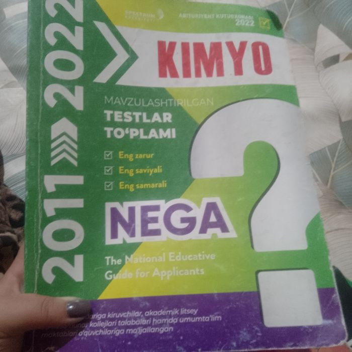 Kimyo sertifikat kitob