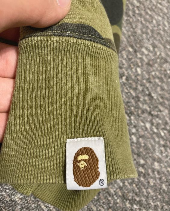 Hanorac Bape Zip Up Hoodie green mărime M