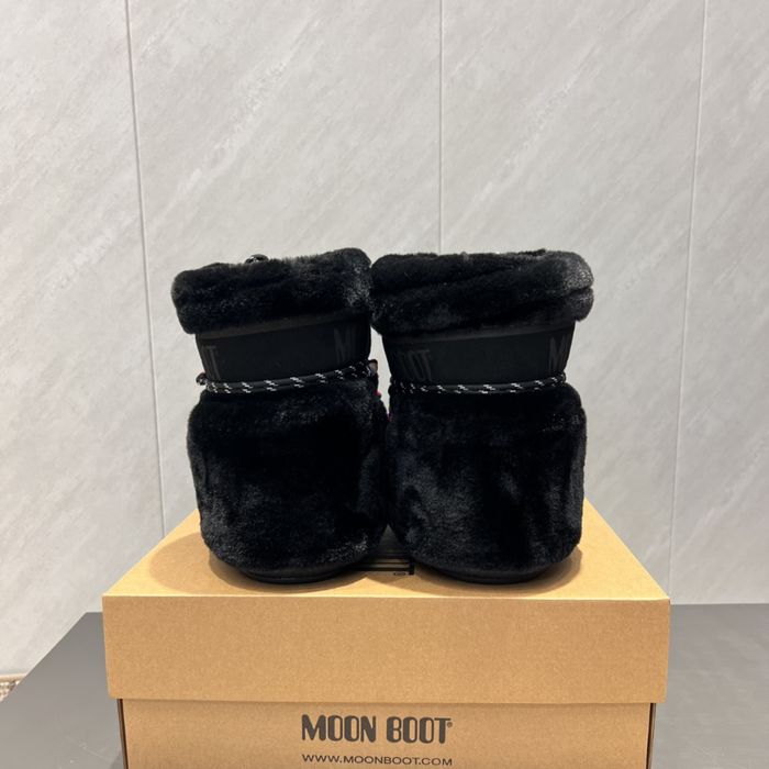 Moon Boot Icon Low Faux Fur Beads