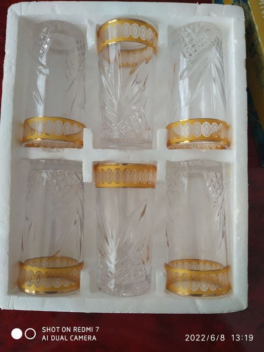 Бокалы 6   штука