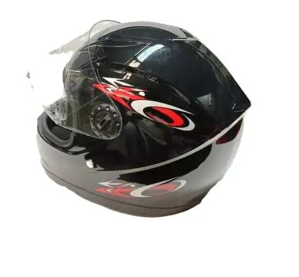 Детска каска за Мотор/Скутер/Мотопед Черна/Червена