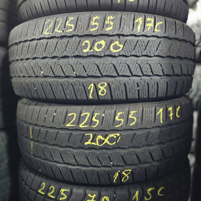 2x 225/55/17C M+S CONTINENTAL 2018 Stare excelentă