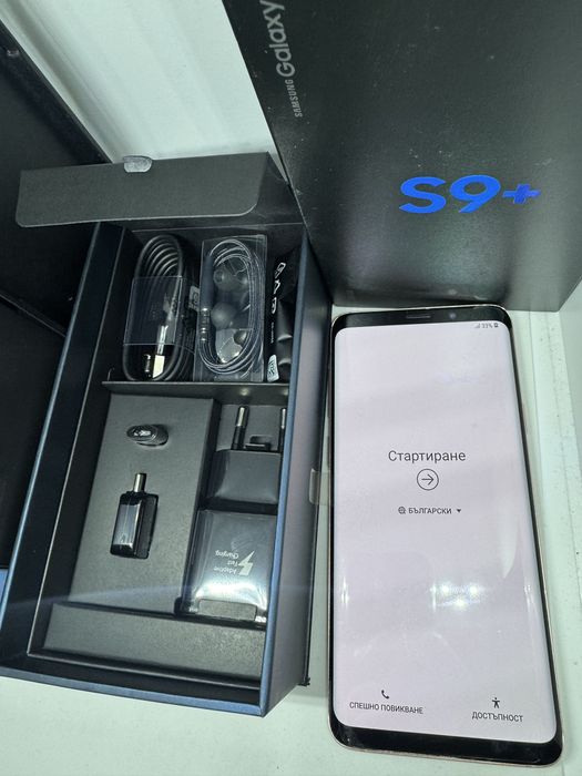 НОВ Samsung galaxy S9+  6ram/64gb sunrice gold