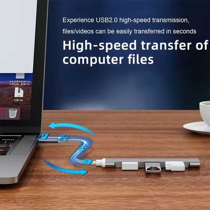 Чисто нов евтин 4-Port USB 3.0 Hub (разлонител, сплитър)