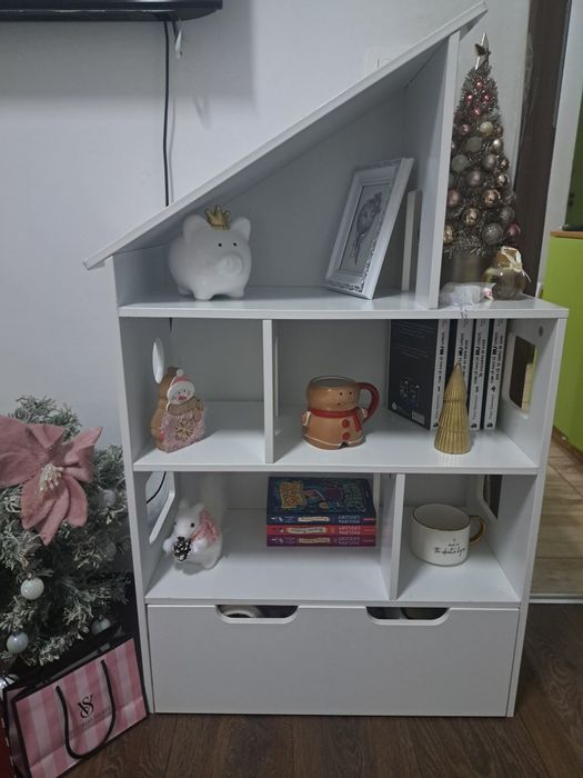 Bibliotecă- căsuță, stare foarte bună