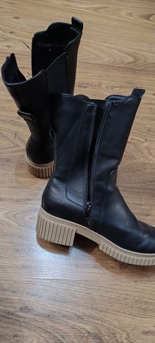 Cizme imitație piele 36