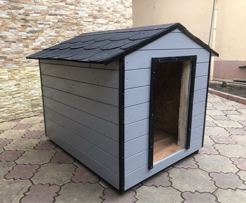 Cusca pentru caine izolata, cu incalzire in pardoseala - cu termostat