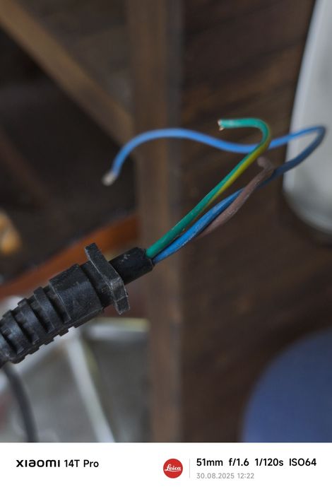 Шнуры питания с вилкой