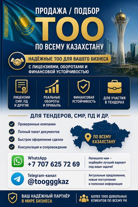 Продам СМР 2 категории с генподоядным опытом за 2025 год