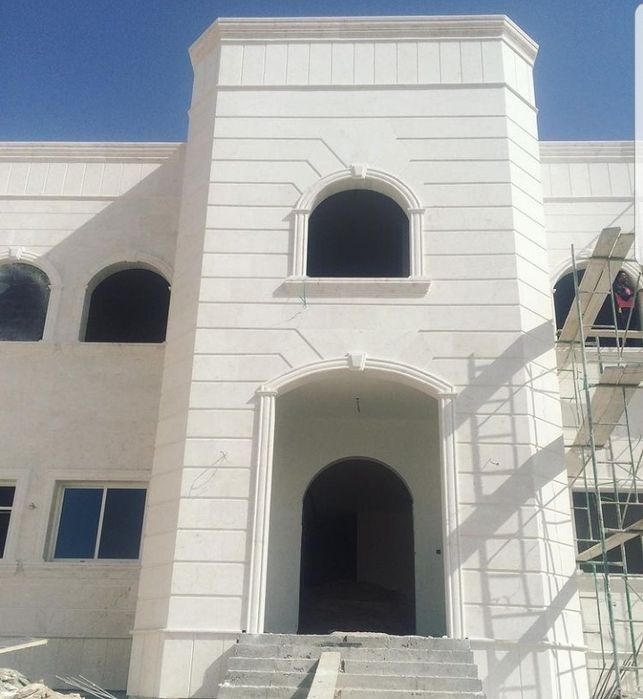 Травертин белый полированный