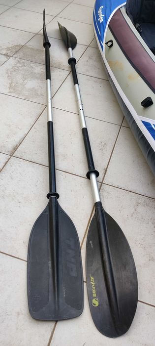 Надуваем каяк Sevylor Hudson триместен