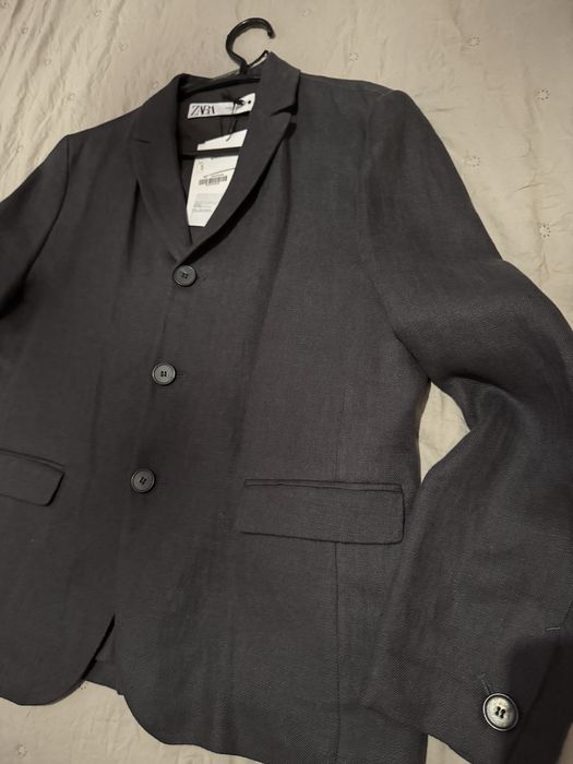 Ново!Zara лен сако