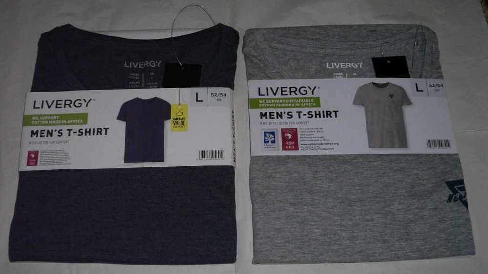 Vand tricouri sigilate LIVERGY pentru barbati