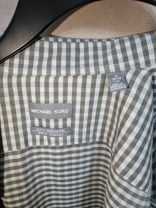 Cămașă Michael Kors Slim Fit, L, în carouri