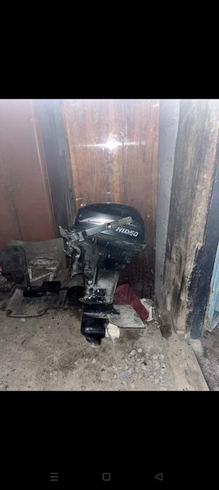 Надувная лодка. С мотором.