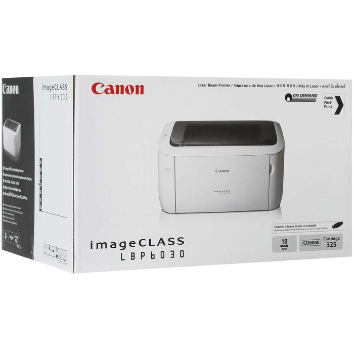 - Принтер Canon i-SENSYS LBP6030 (A4, USB)