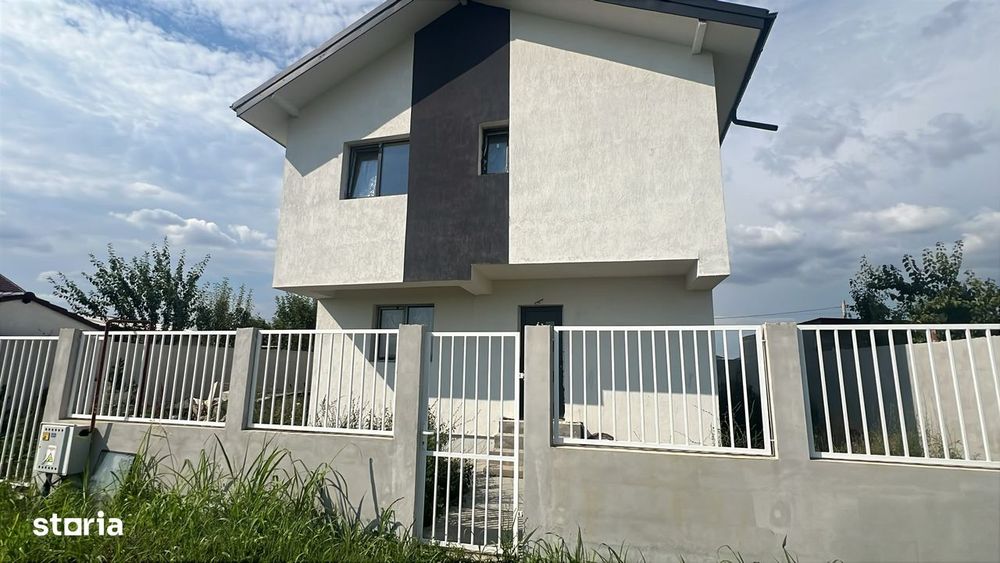 Casă modernă P+1 de vânzare în Vidra, Ilfov; Finisată la cheie 135000€