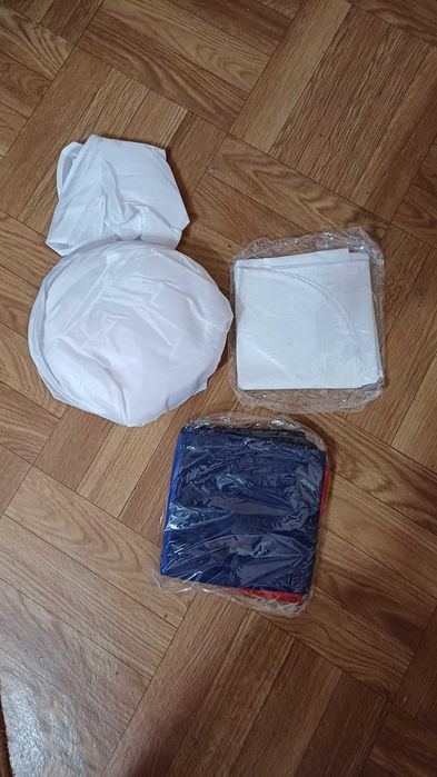 Продуктова палатка с 3 фона