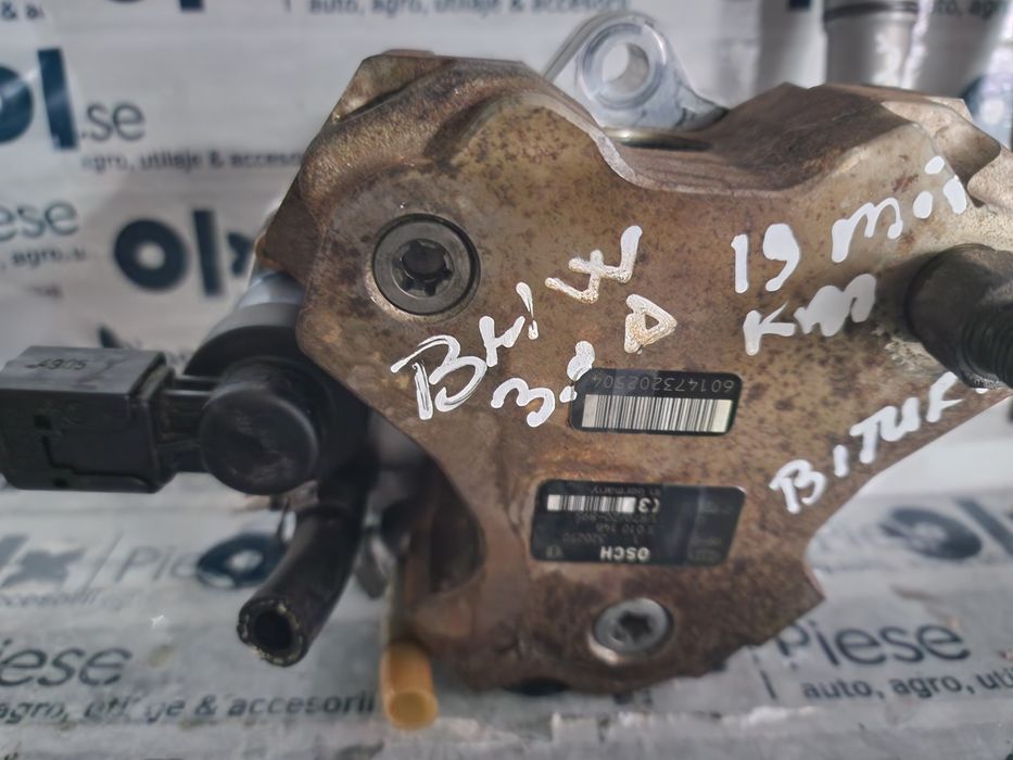 Injectoare/injector,Pompa inalta,rampa injectoare  Bmw X3 E 83,X5 E 70 motor  3.0d M57 286cp  biturbo 19000km
