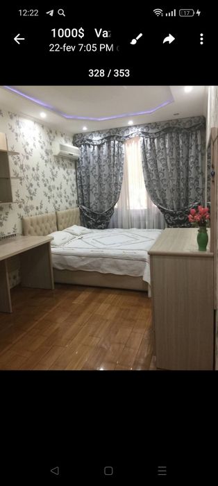 Chilonzor22 kvartl 3xona 5etaj 5etajli kvartira 2.6balkon sotiladi