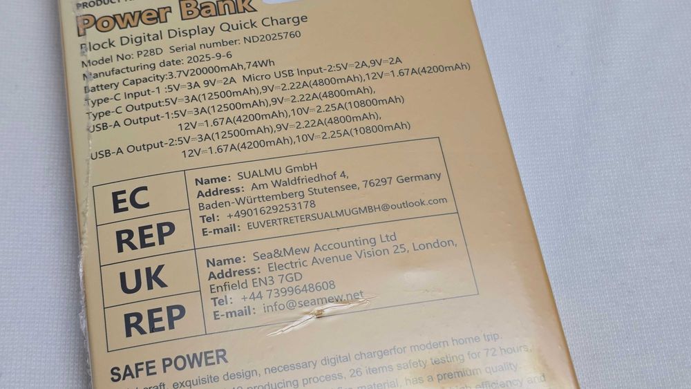 PowerBank 2000mAh Sigilat!
