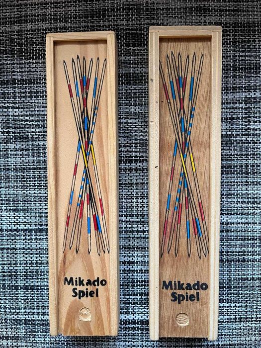 МИКАДО Игри, антикварна ръчна изработка от дърво - 2бр