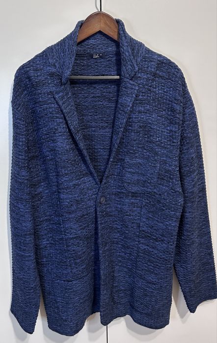 Клубный пиджак вязка хб