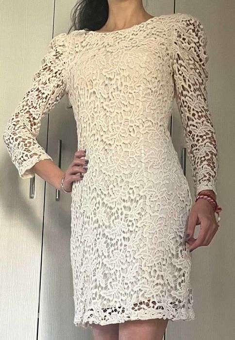 елегантна, дантелена, дамска рокля Mango, S размер