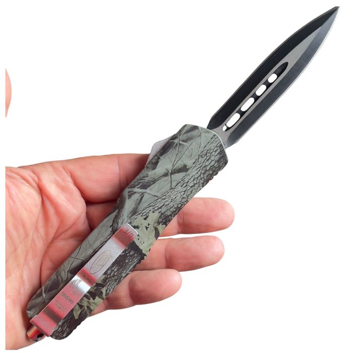 Автоматичен нож мега здрав Tactical Combat за оцеляване и самозащита