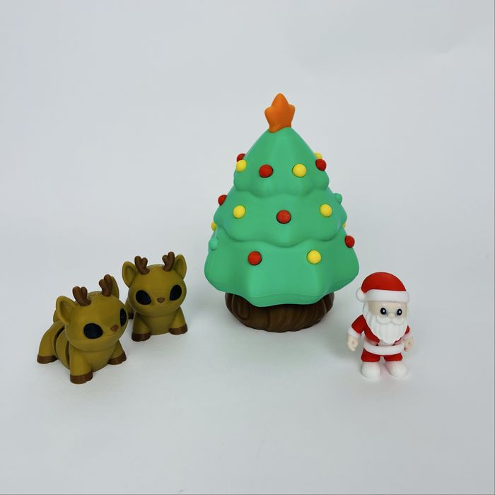 Коледни празнични комплекти с подвижни фигурки