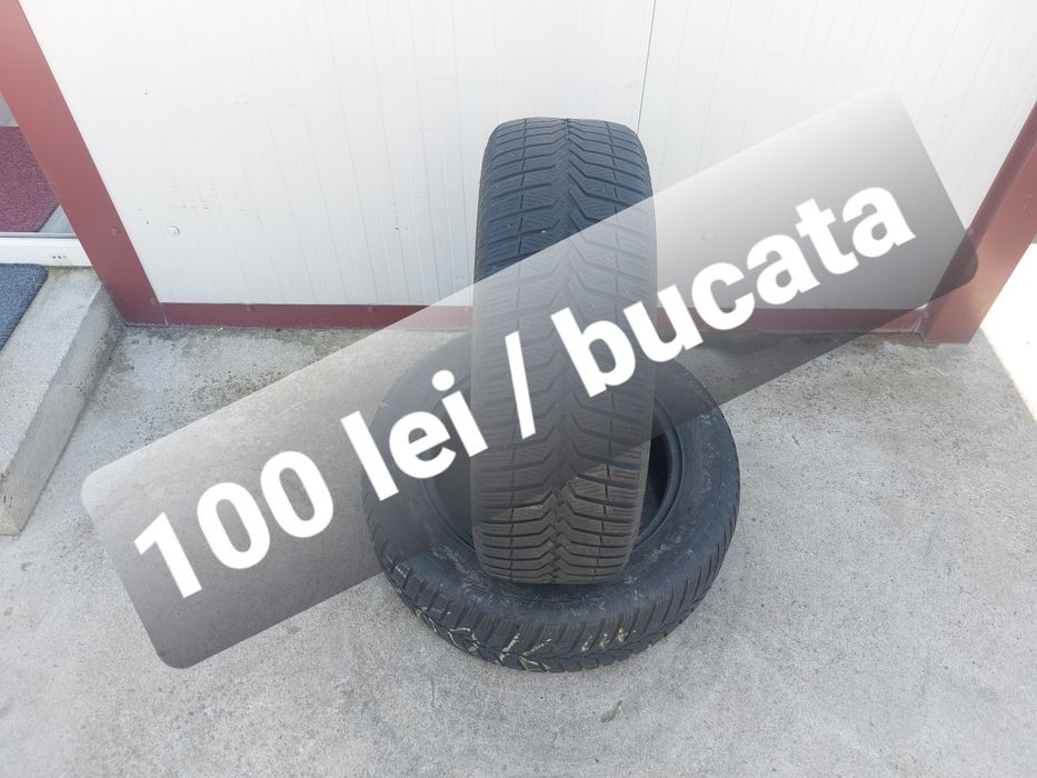 100 lei bucata! Doua anvelope M+S 195 60 16 Vredestein