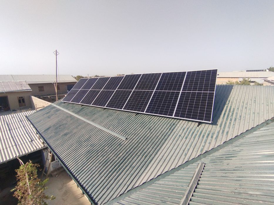Quyosh panel stansiyasi oʻrnatish 3kw ... 100kw gacha