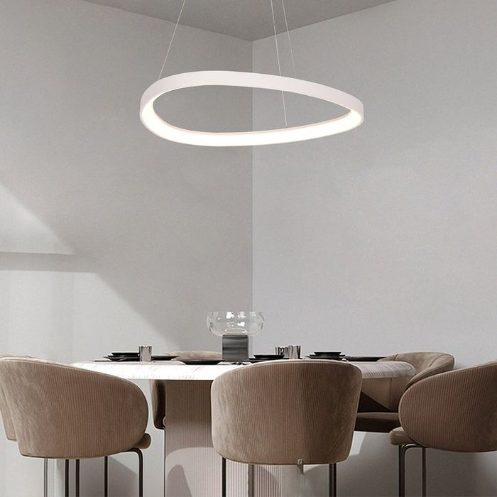 Lampa suspendata moderna alba ELERI SS cu LED, noua și impachetata