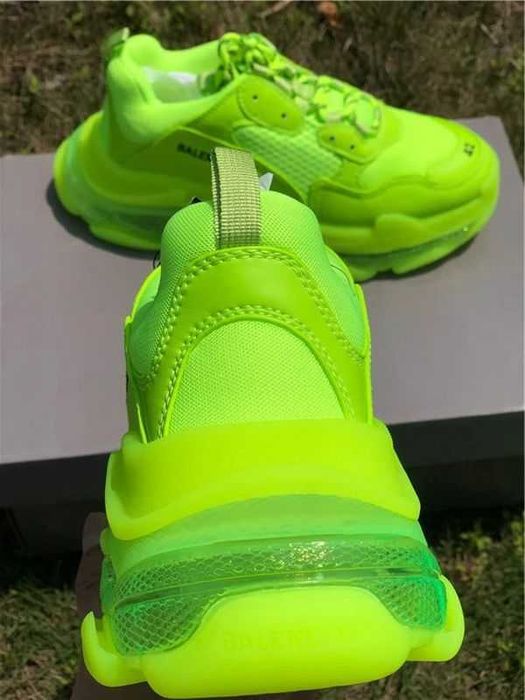 Balenciaga Triple S - Olive/Lime/Dark Green