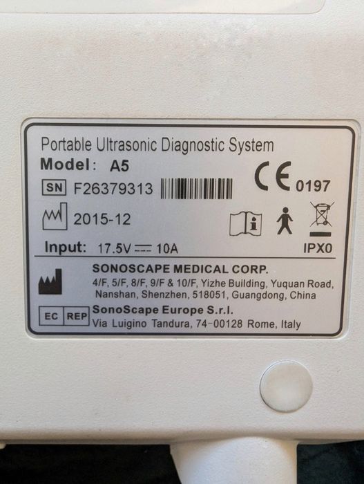 SonoScape A5 – Преносим ехограф с трансдюсер