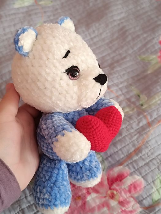 Мишка валентинка