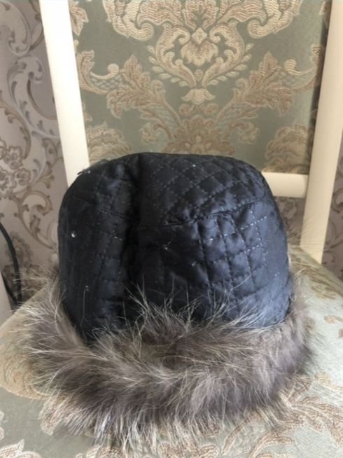 Шапка чернобурка