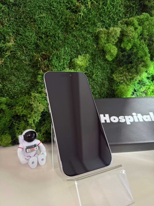 iPhone 15 Pro White Titanium Alb 128GB, 100% Baterie #7019