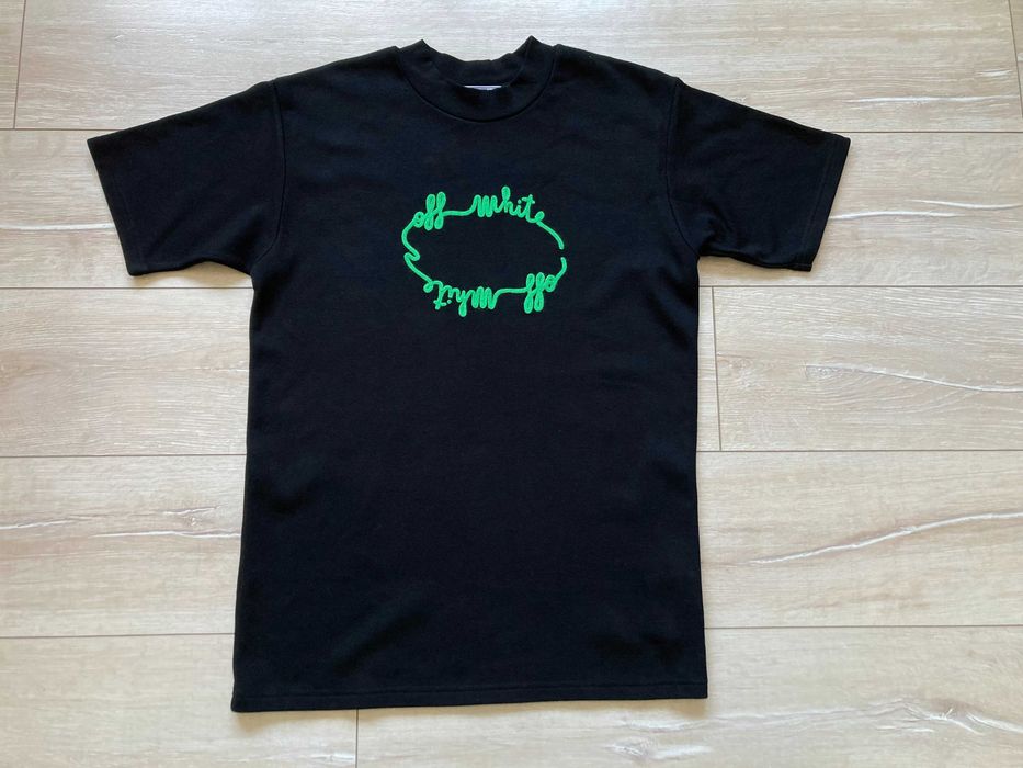 Off White мъжка черна тениска размер S