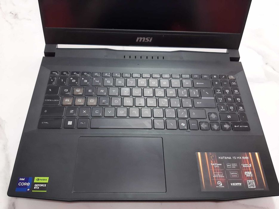 UP Dorobanti/Laptop Gaming MSI Katana 15 B14W, 15.6 QHD 165 HZ, I9-14900HX,16GB RAM DDR5,1 TB SSD,RTX 5060 8 GB, LAYOUT ARABIC+ENGLEZ/Garantie 12 LUNI