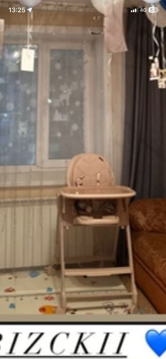 Продам коляску 2в1, стульчик для кормления