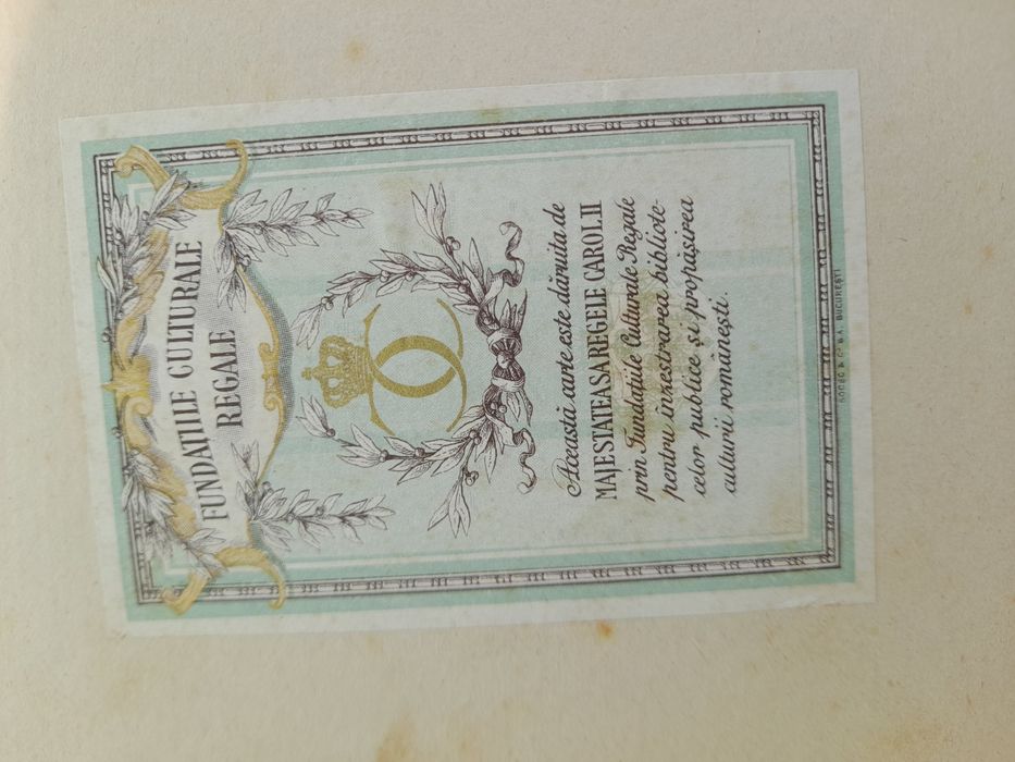 Carte veche din 1923