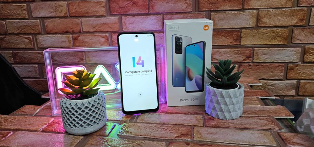 Redmi 10 Octacore  4+2GB RAM/128GB Stocare Camera 50MP Baterie 5000mAh