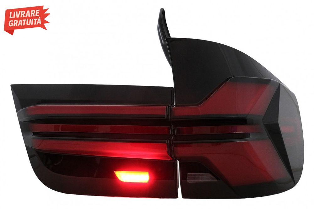 Stopuri LED BMW X5 E70 (2007-2013) Light Bar Upgrade la G05 LCI Design