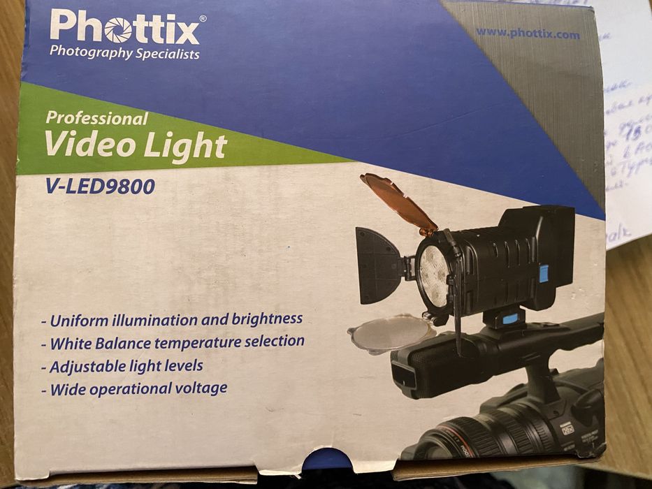 Накамерный свет Phottix V-LED9800