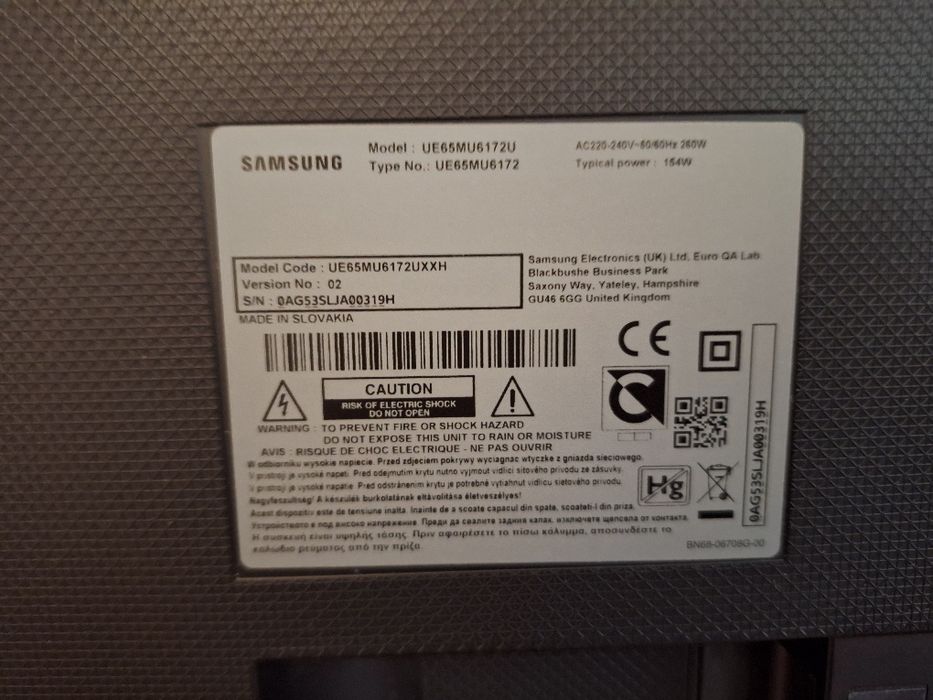 Pt piese vând TV Samsung ( imaginea defectă)