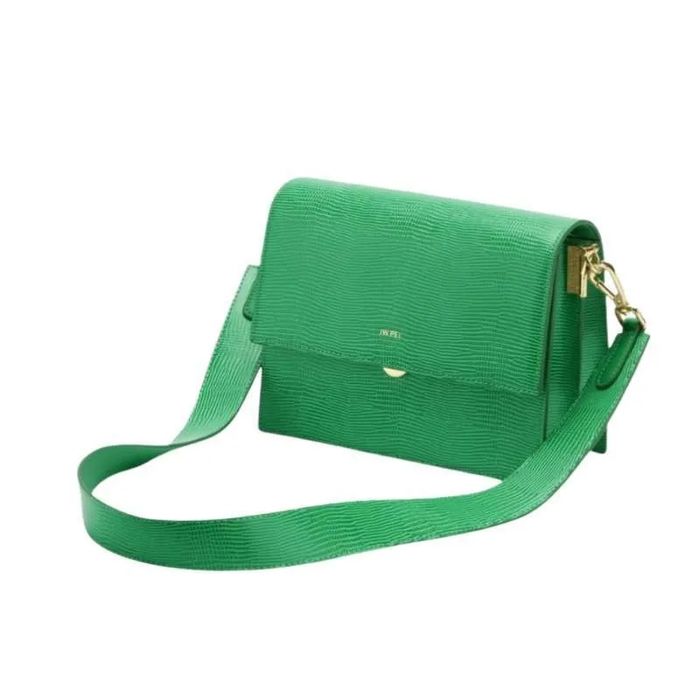 Сумка JW PEI Mini Flap Bag — Grass Green Lizard